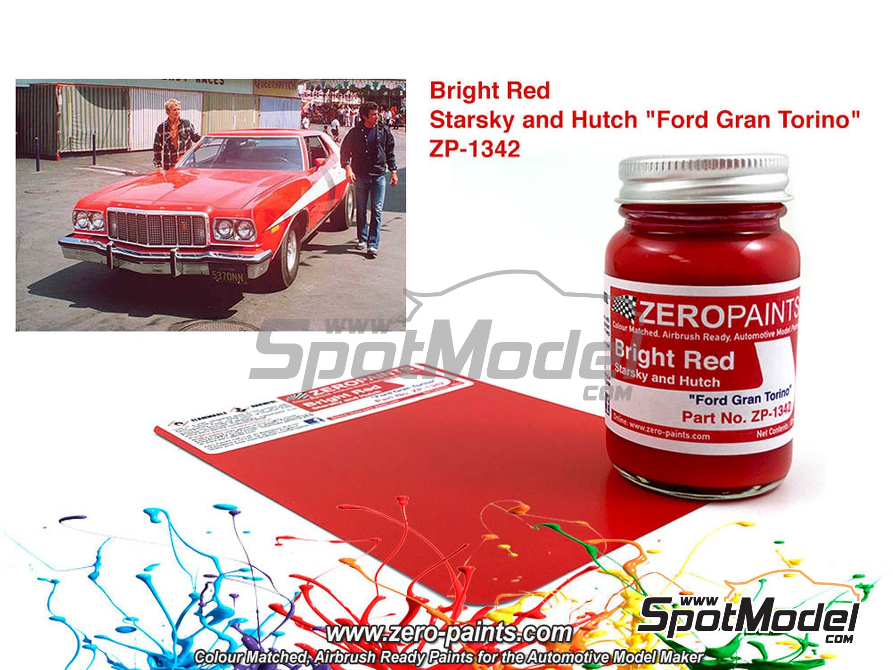 Zero Paints ZP-1342: Paint for airbrush Starsky and Hutch Ford